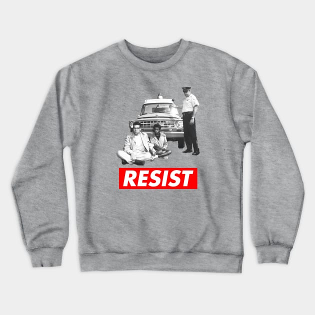Bernie Sanders Civil Rights Protest 1963 - RESIST Crewneck Sweatshirt by skittlemypony